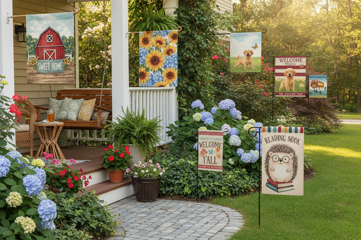 Themed House Flags