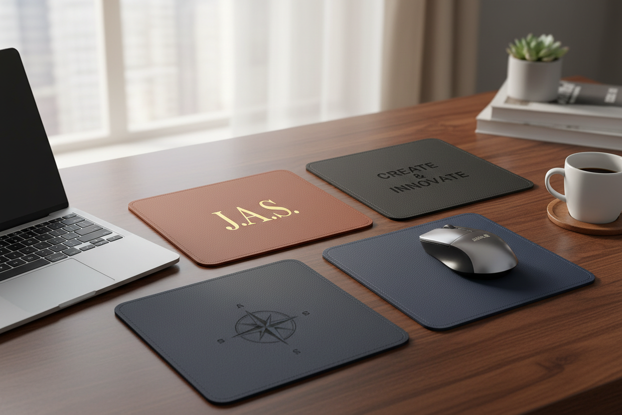 Leatherette Mouse Pads