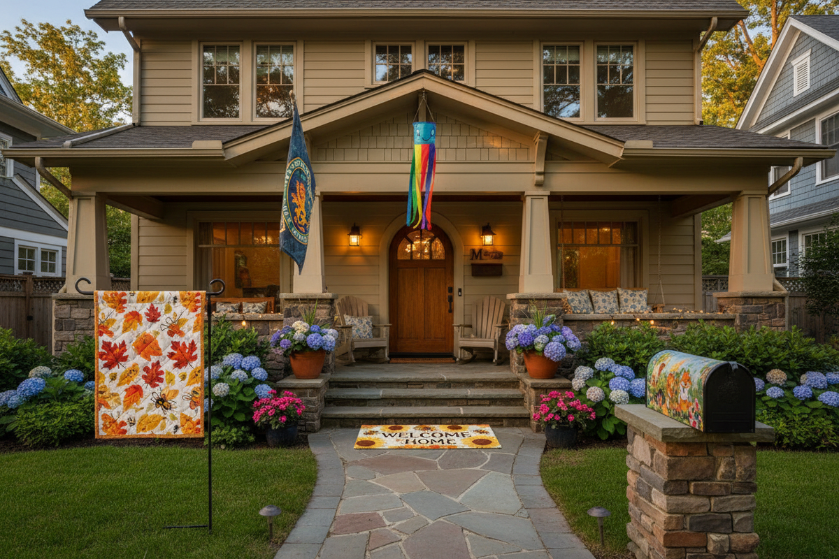 Home Décor (Flags, Doormats + Outdoor Accents)