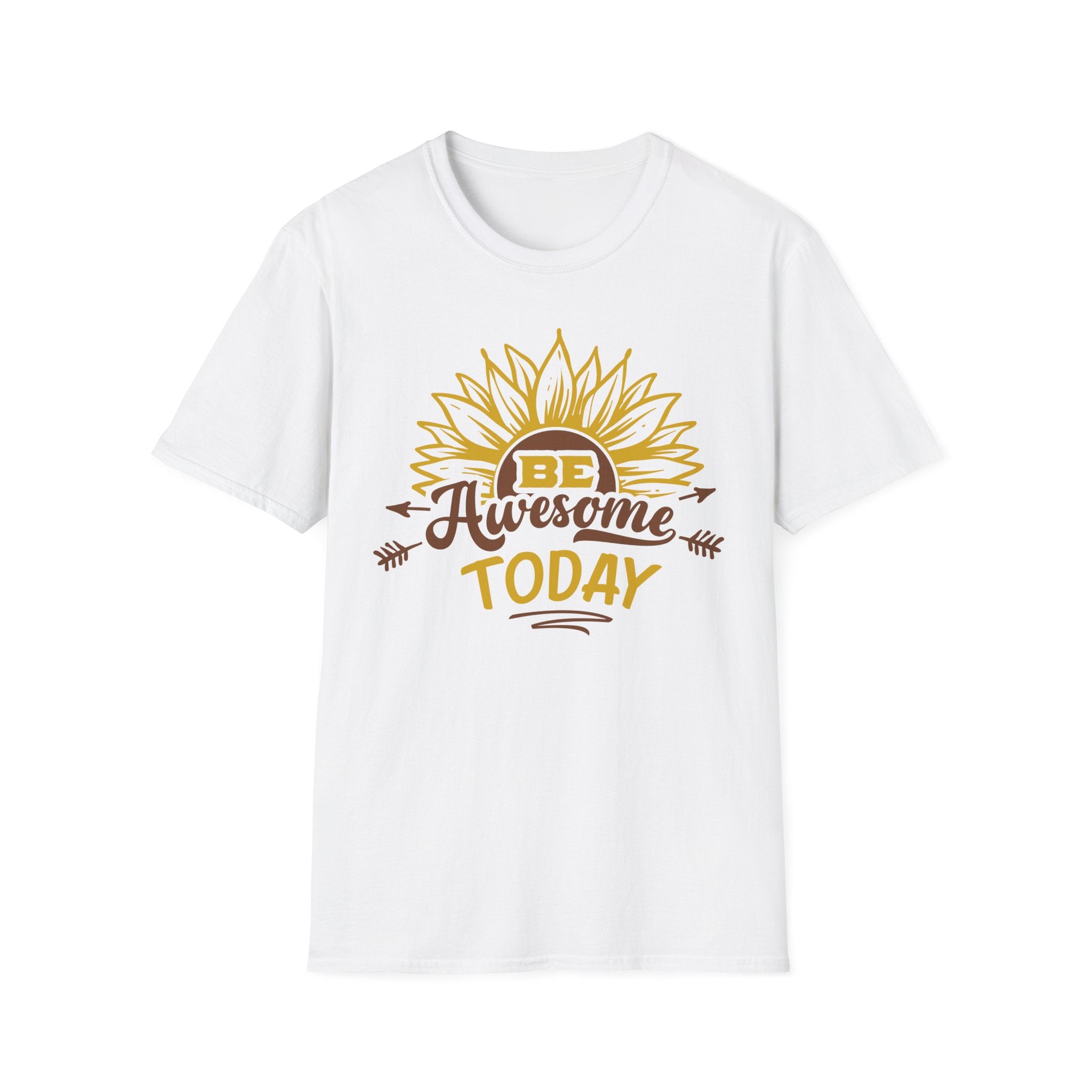 Be Awesome Today Sunflower Unisex Softstyle T-Shirt