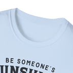 Sunshine When Their Skies Are Grey T-Shirt — Inspirational Sunflower Graphic Tee