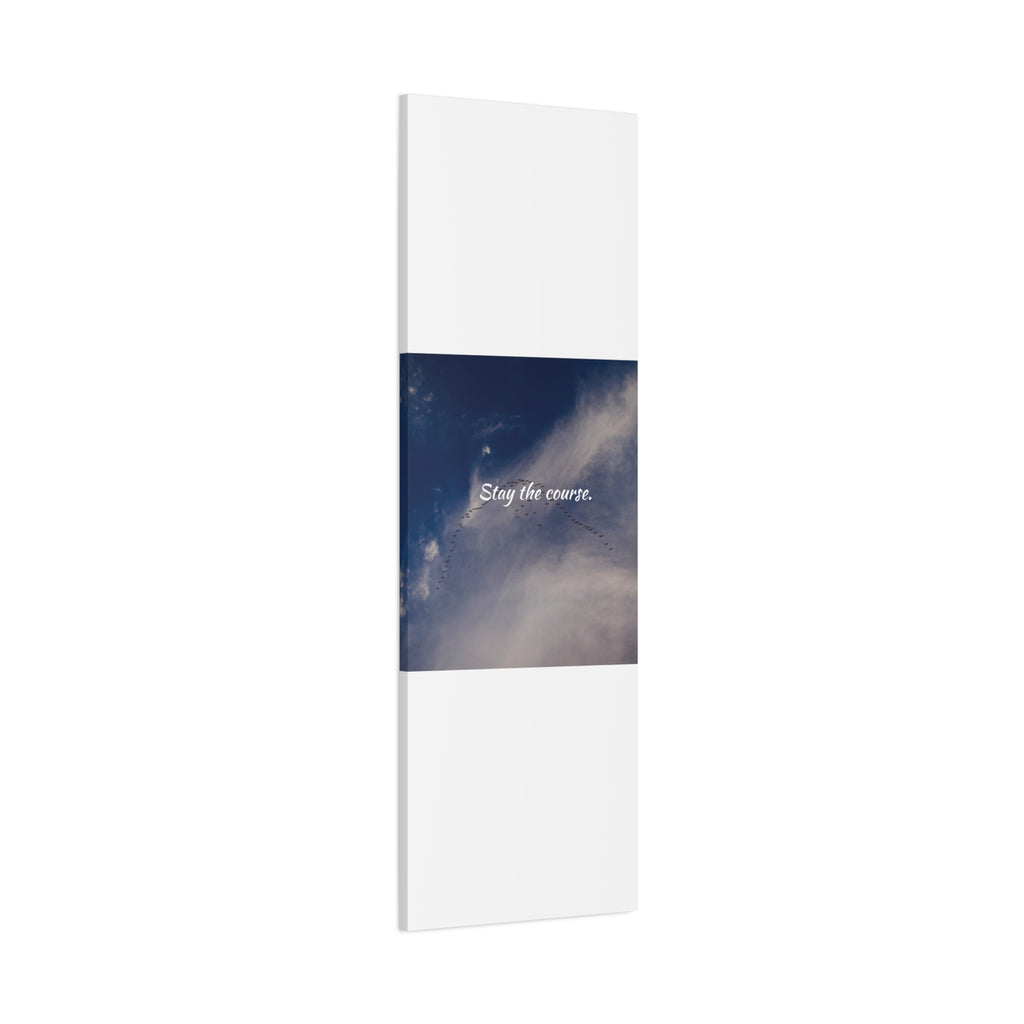 Canvas picture with a starry night design on the front