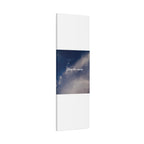 Canvas picture with a starry night design on the front