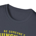 Sunshine When Their Skies Are Grey T-Shirt — Inspirational Sunflower Graphic Tee