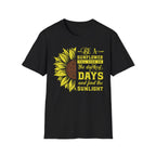 Sunflower Inspirational T-Shirt – “Be a Sunflower” Motivational Floral Tee