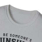 Sunshine When Their Skies Are Grey T-Shirt — Inspirational Sunflower Graphic Tee