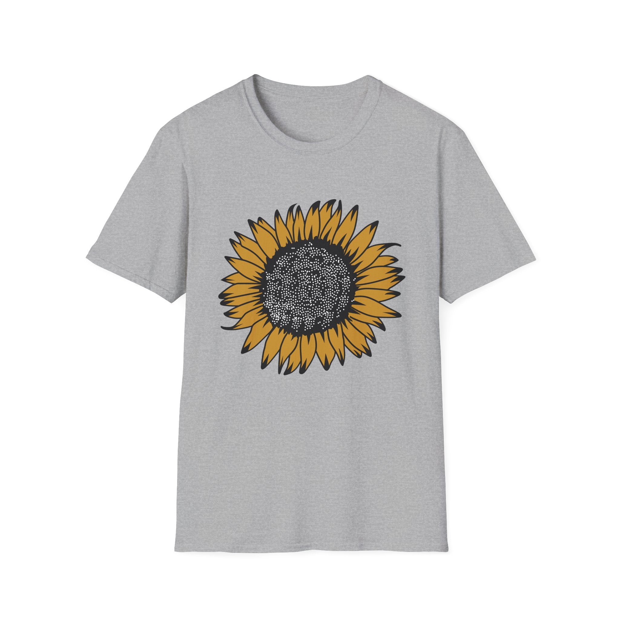 Sunflower Graphic T-Shirt — Vintage Yellow Floral Tee