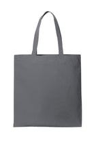 Storm Grey tote bag on a white background
