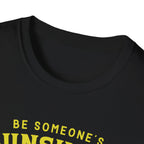 Sunshine When Their Skies Are Grey T-Shirt — Inspirational Sunflower Graphic Tee