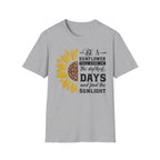 Sunflower Inspirational T-Shirt – “Be a Sunflower” Motivational Floral Tee