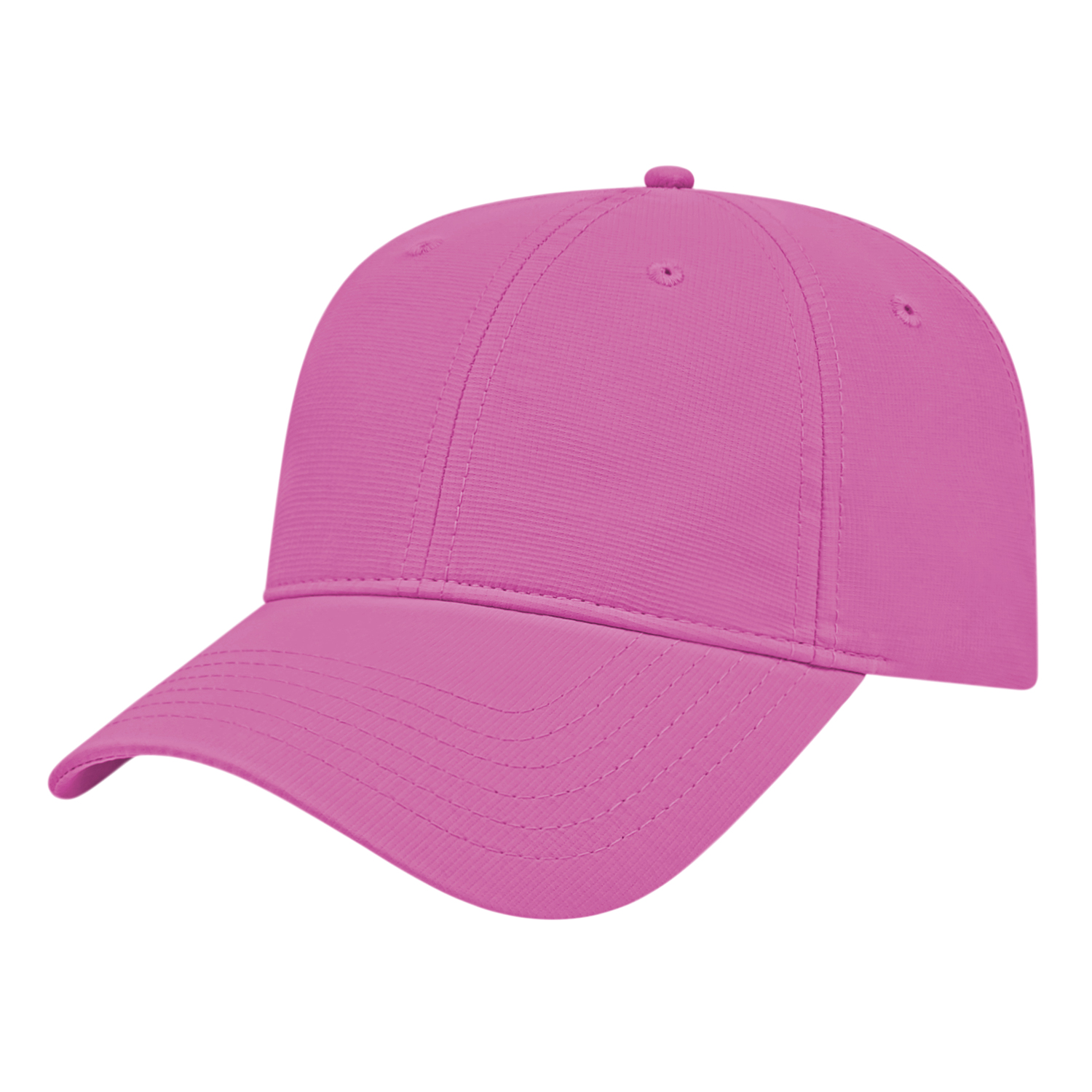 Pink baseball cap on a white background