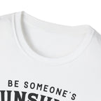 Sunshine When Their Skies Are Grey T-Shirt — Inspirational Sunflower Graphic Tee