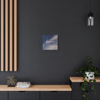 Stay the Course Canvas Wall Art — Inspirational Cloudscape Print