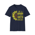 Sunflower Inspirational T-Shirt – “Be a Sunflower” Motivational Floral Tee