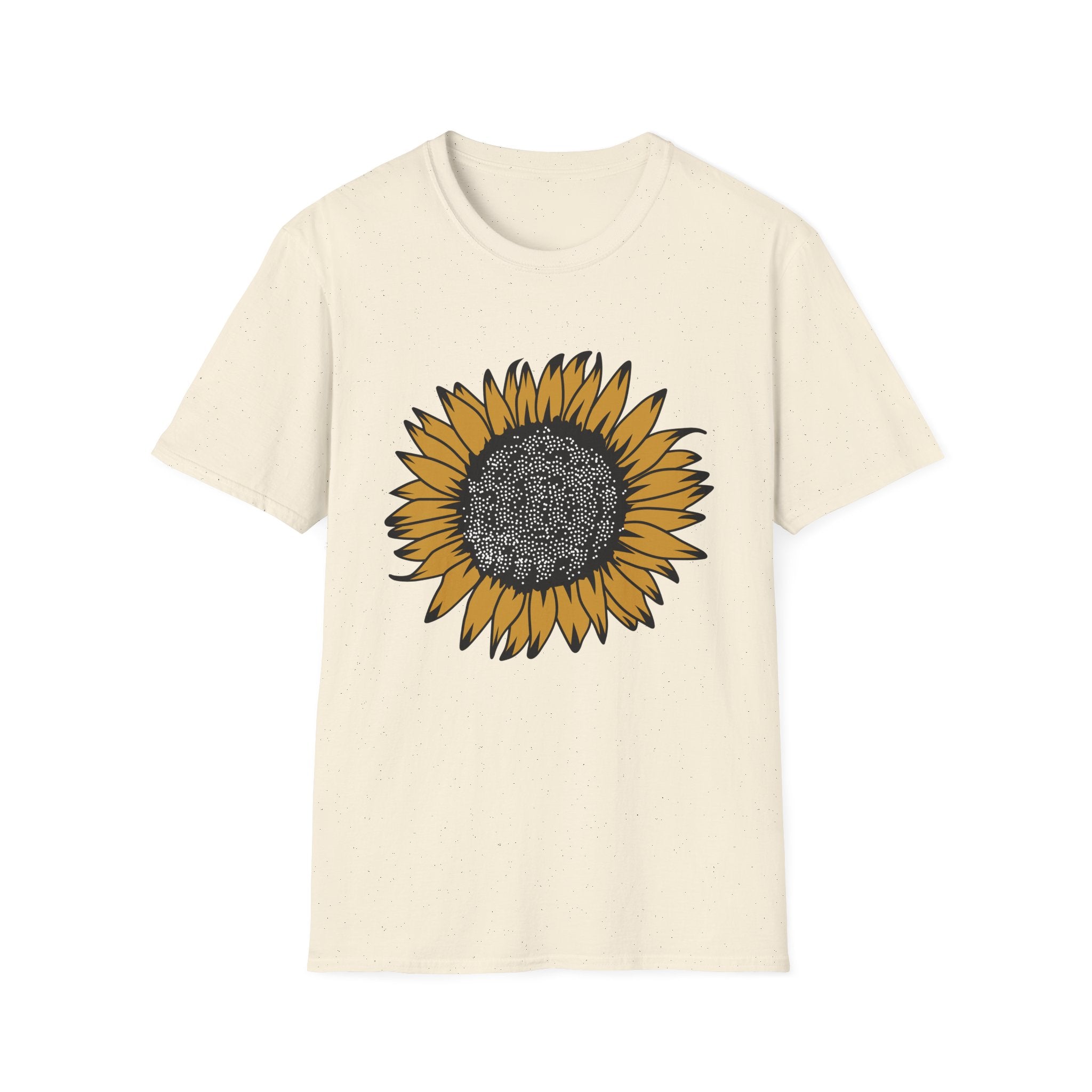 Sunflower Graphic T-Shirt — Vintage Yellow Floral Tee