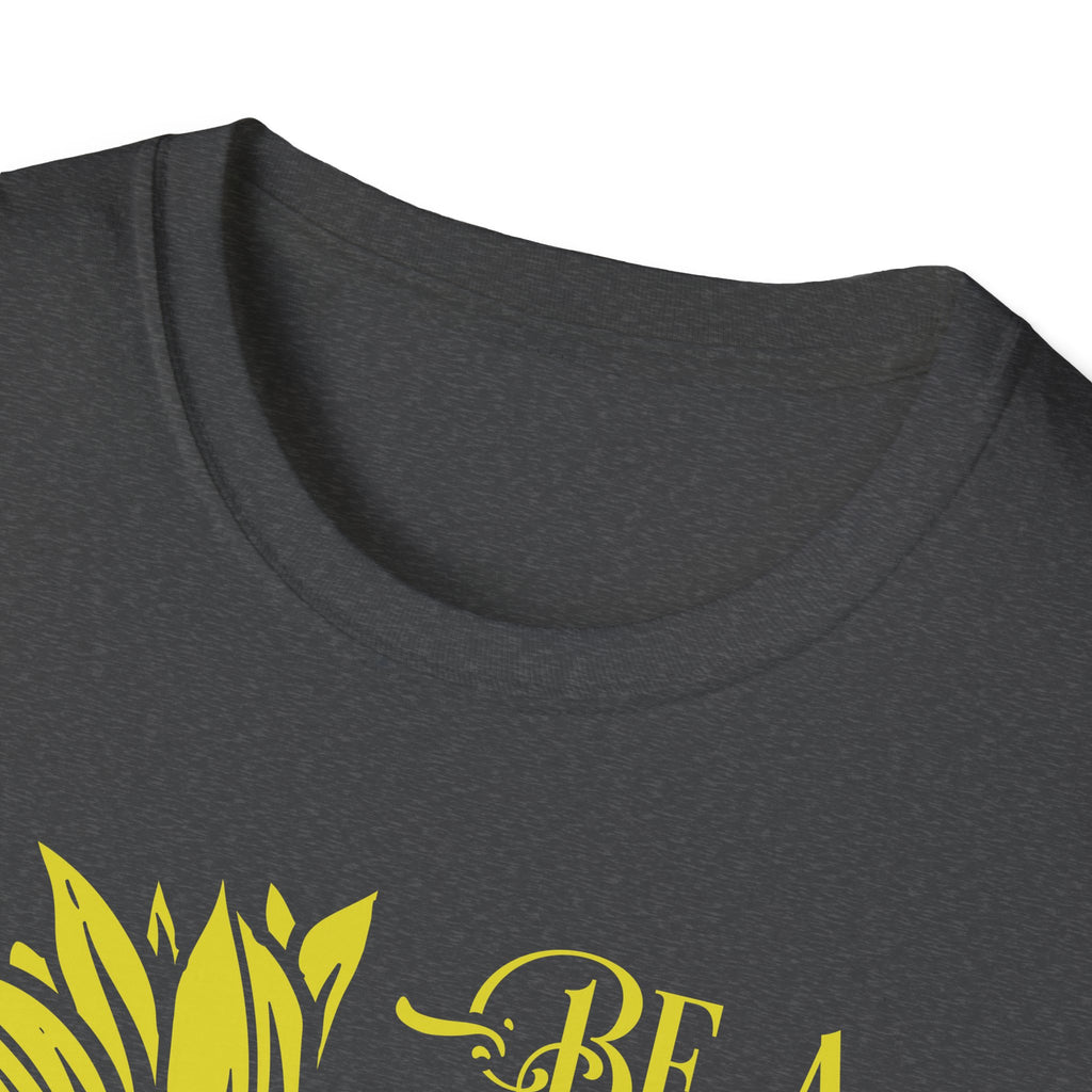 Sunflower Inspirational T-Shirt – “Be a Sunflower” Motivational Floral Tee