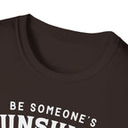 Sunshine When Their Skies Are Grey T-Shirt — Inspirational Sunflower Graphic Tee
