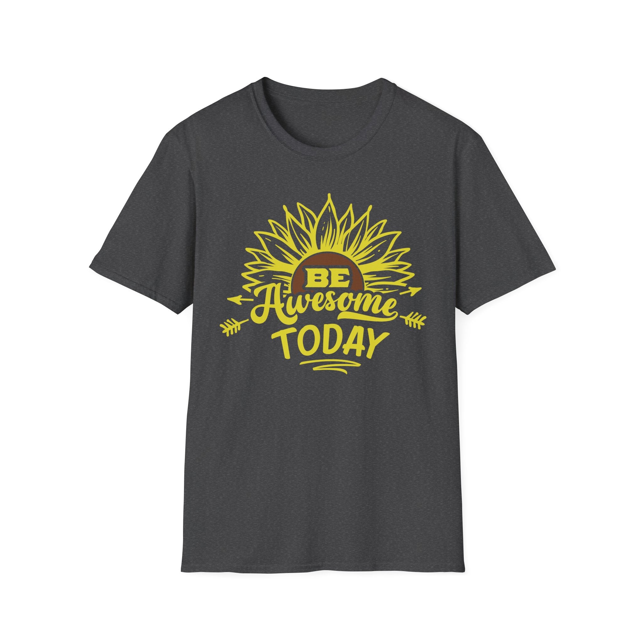 Be Awesome Today Sunflower Unisex Softstyle T-Shirt