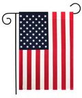 American flag on a white background