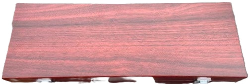 Wooden surface with a reddish-brown color pattern
