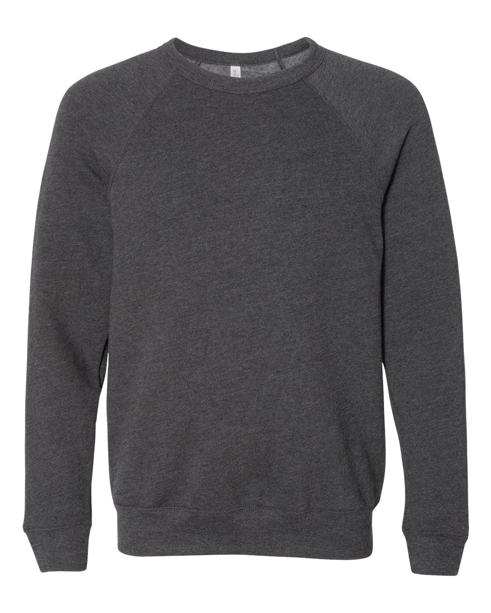 Dark gray sweatshirt on a white background