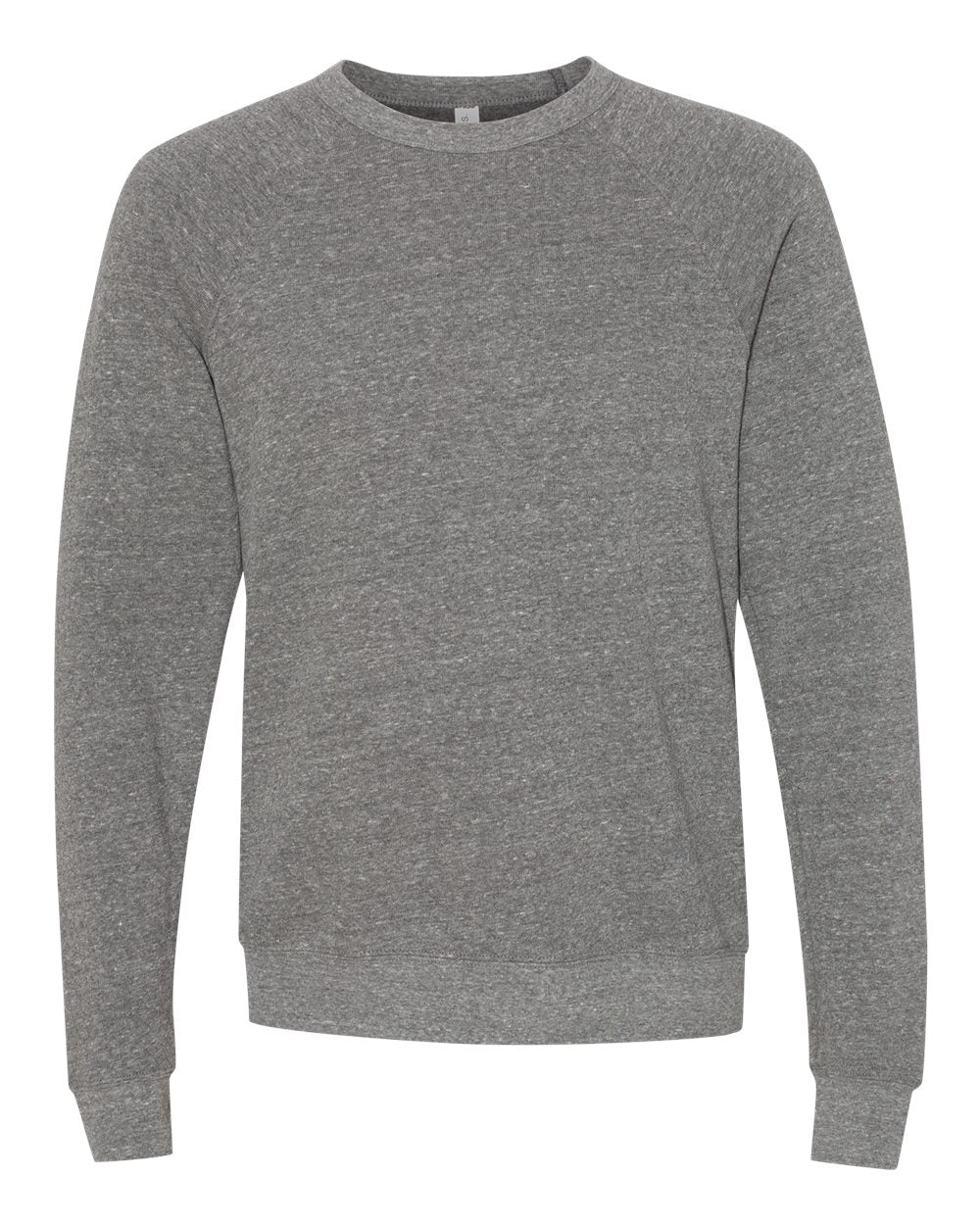 Heathered Gray sweatshirt on a white background