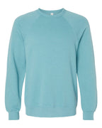 Light blue sweatshirt on a white background
