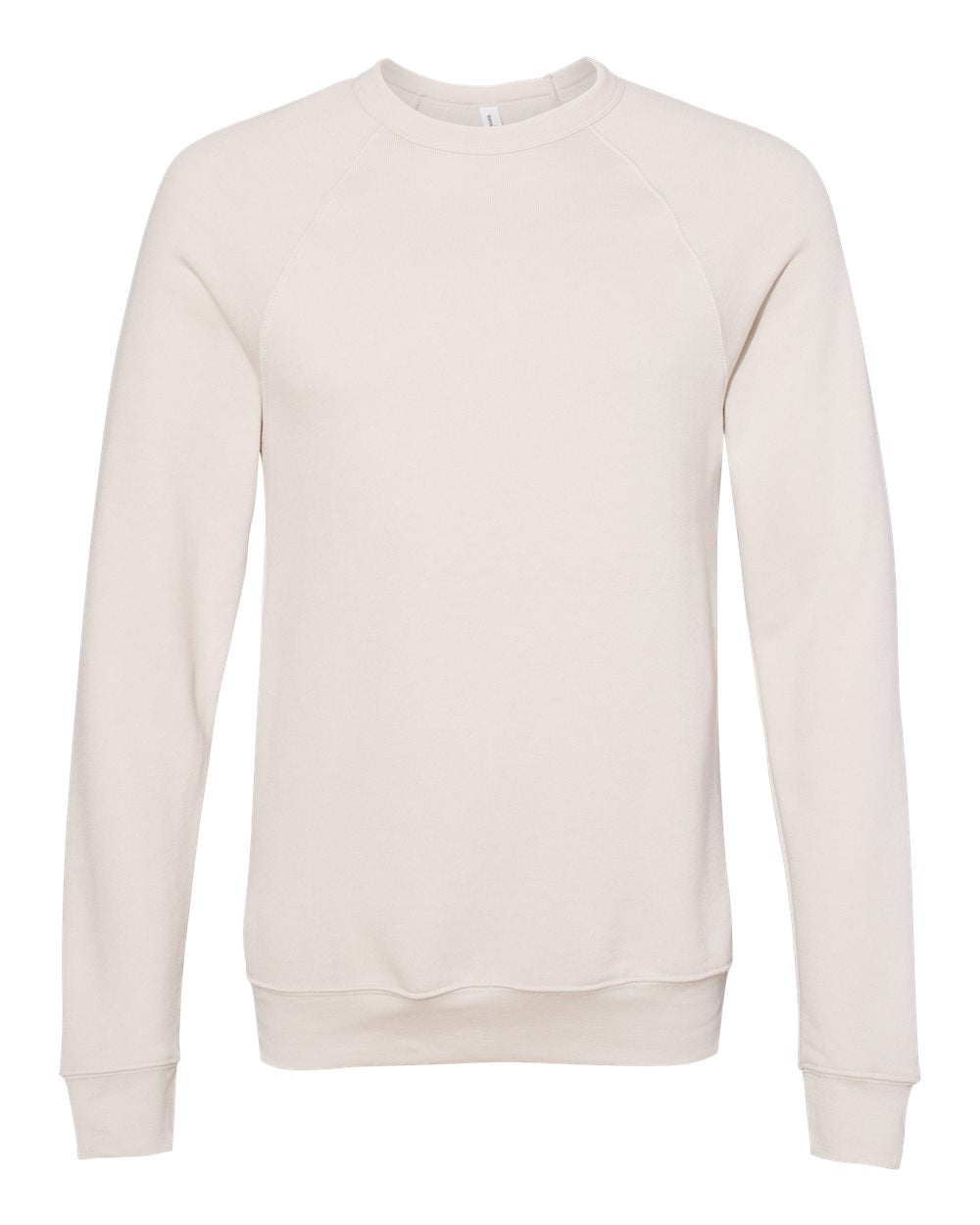 Beige sweatshirt on a white background