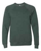 Green sweatshirt on a white background
