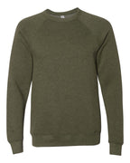 Green sweatshirt on a white background