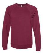 Maroon sweatshirt on a white background