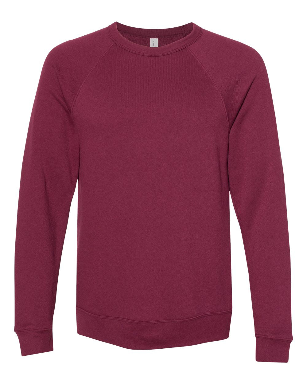 Maroon sweatshirt on a white background