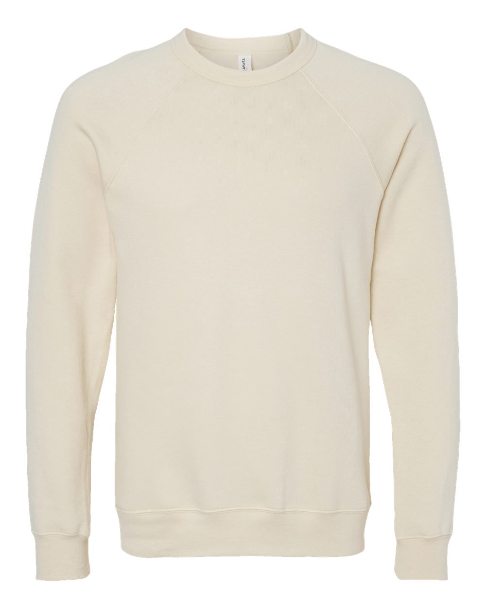 Beige sweatshirt on a white background