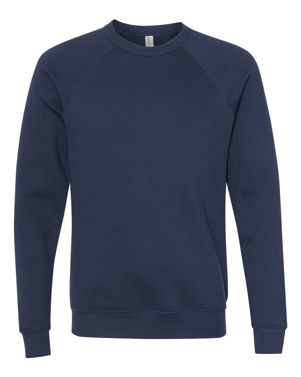 Navy blue sweatshirt on a white background