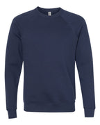 Navy blue sweatshirt on a white background