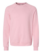 Pink sweatshirt on a white background