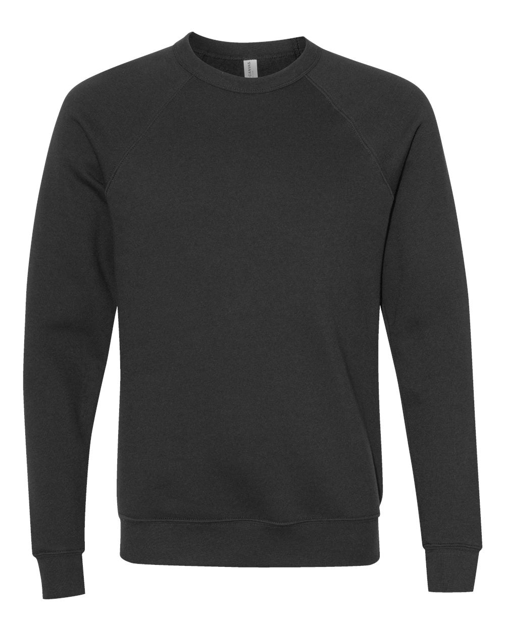 Black sweatshirt on a white background