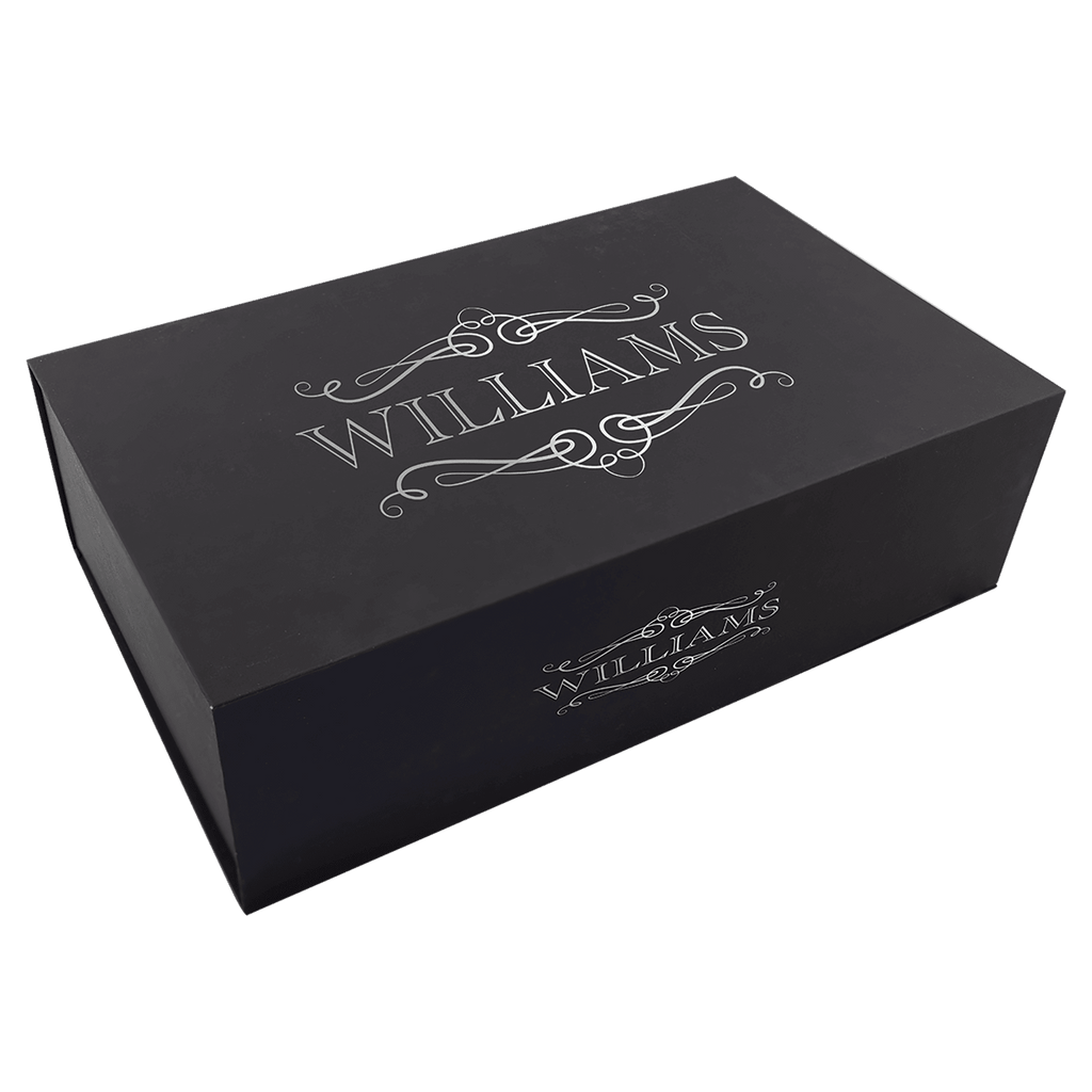 Lazerburst Personalized Beer Gift Set – Two 14 oz. Mugs & Rawhide Leatherette Bottle Opener