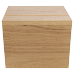 Personalized Engraved Wooden Recipe Card Box – “The Secret Ingredient is Love” (Top Display Slot)