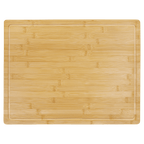 Personalized Bamboo Cutting Board with Drip Ring – 19 3/4" x 15"