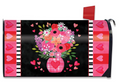 Hearts and Flowers Magnetic Mailbox Cover (Standard) – Valentine Floral Bouquet