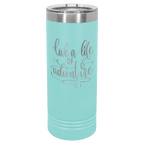 Laserable 22 oz. Polar Camel Skinny Tumbler with Slider Lid