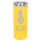 Laserable 22 oz. Polar Camel Skinny Tumbler with Slider Lid