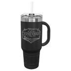 40 oz. Travel Mug with Straw and Snap Lid