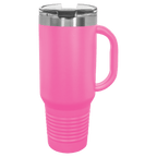 40 oz. Travel Mug with Straw and Snap Lid