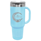 40 oz. Travel Mug with Straw and Snap Lid