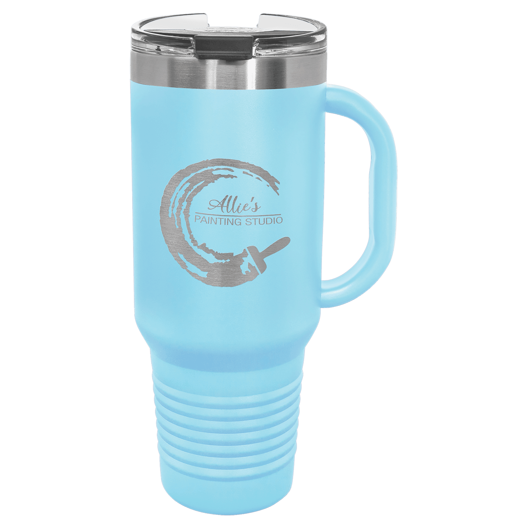 40 oz. Travel Mug with Straw and Snap Lid