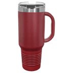 40 oz. Travel Mug with Straw and Snap Lid
