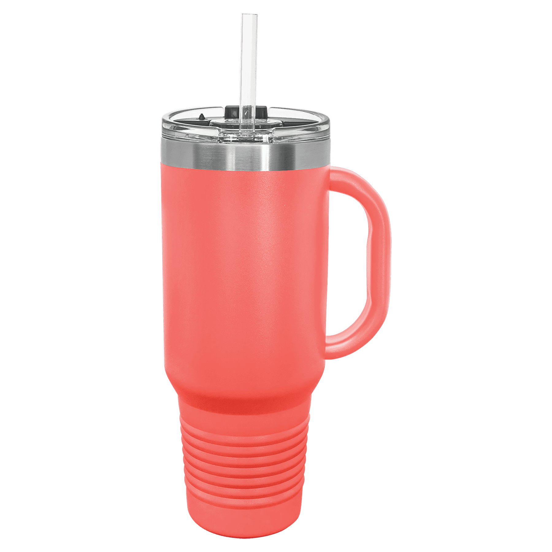 40 oz. Travel Mug with Straw and Snap Lid