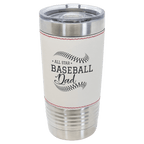Polar Camel 20 oz. Baseball Tumbler – Game Day Stainless Steel Mug with Slider Lid